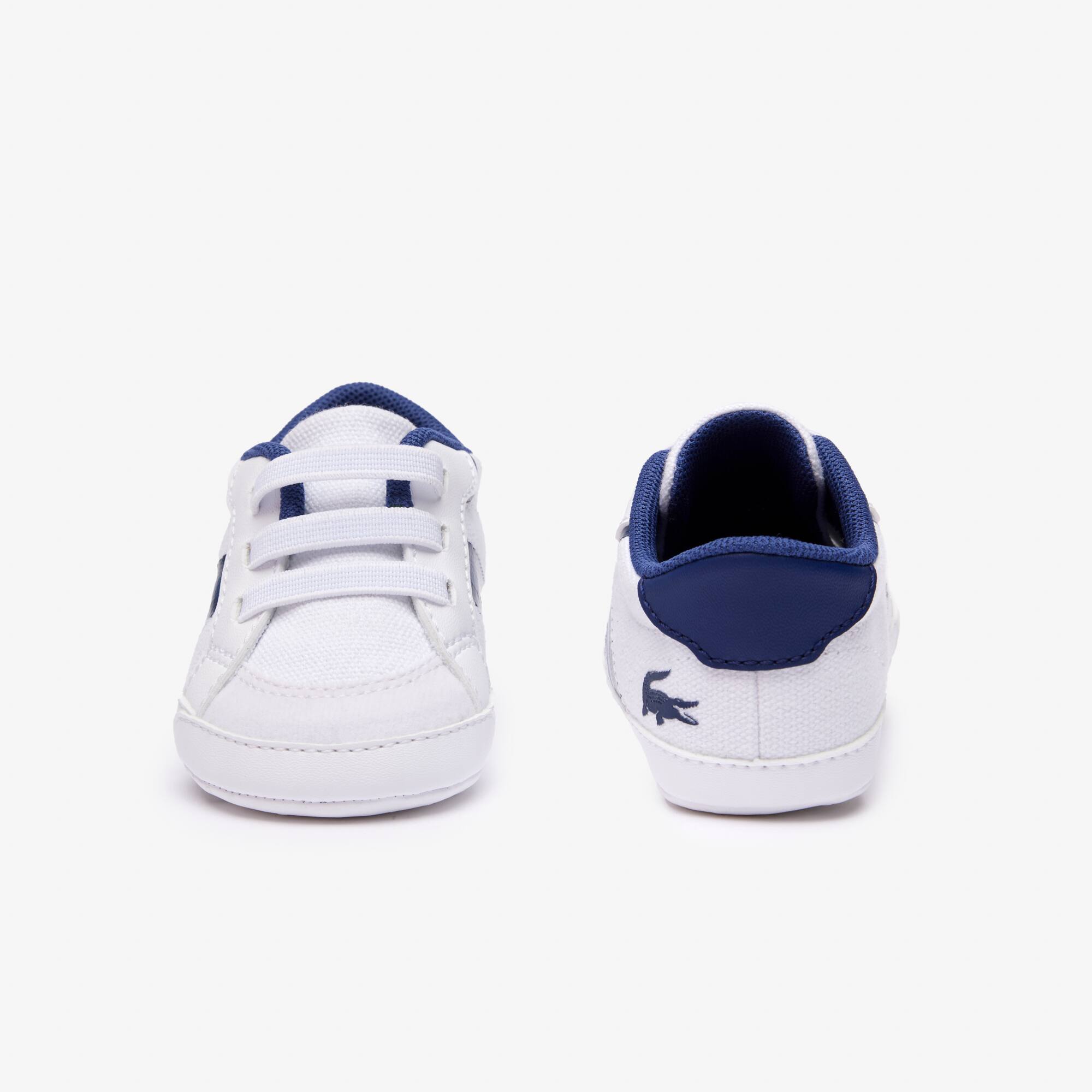 Sneakers L004 Cub bébé en textile et synthétique Chaussures - Blanc - Lacoste - Enfant