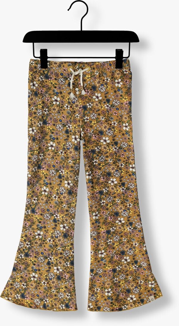 YOUR WISHES bruine your wishes flared broek geertje fleurs