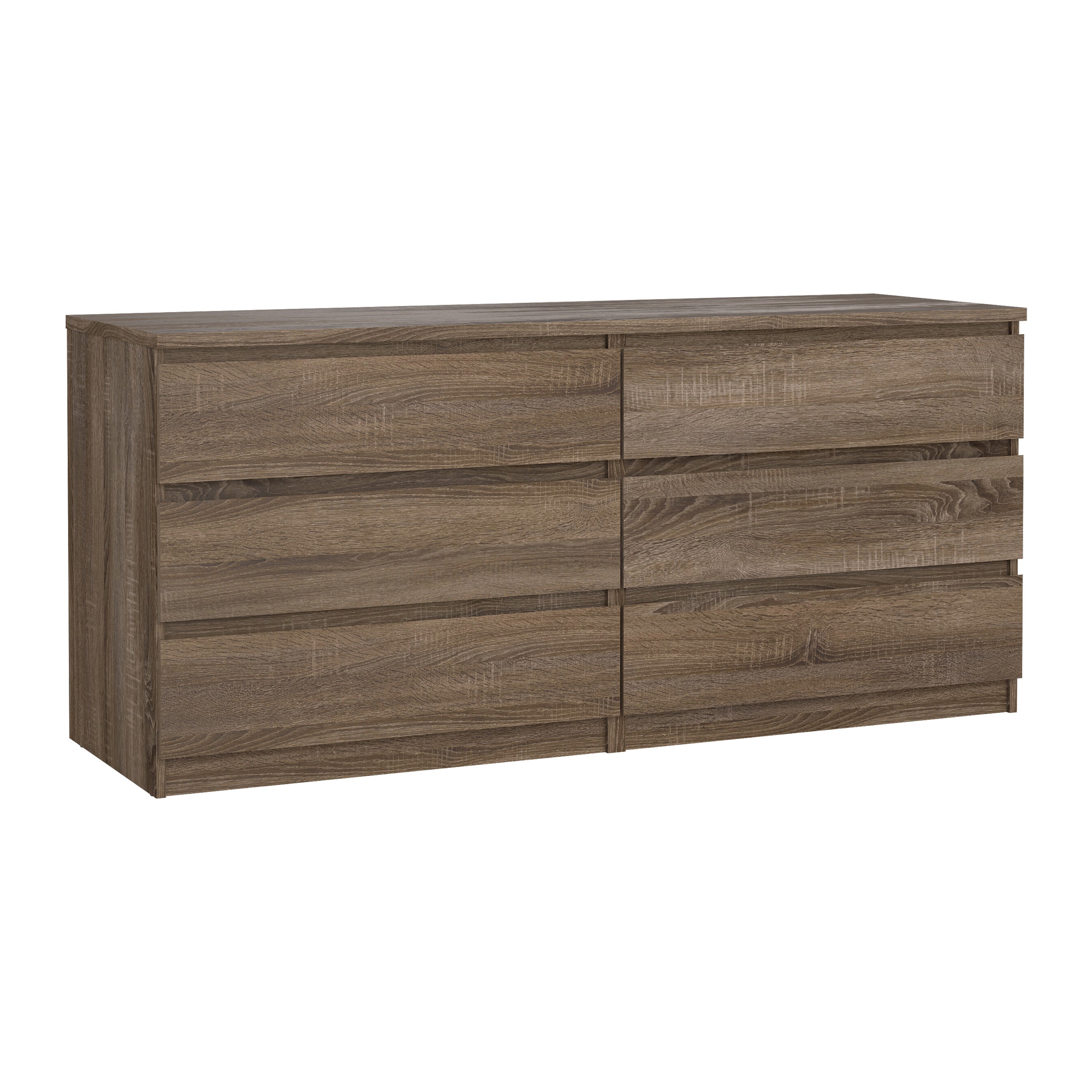 by fonQ basic Slide Ladekast - 6 lades -  Walnoot