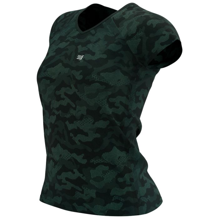 Compressport Dame T-shirts Training SS T-shirt Grøn