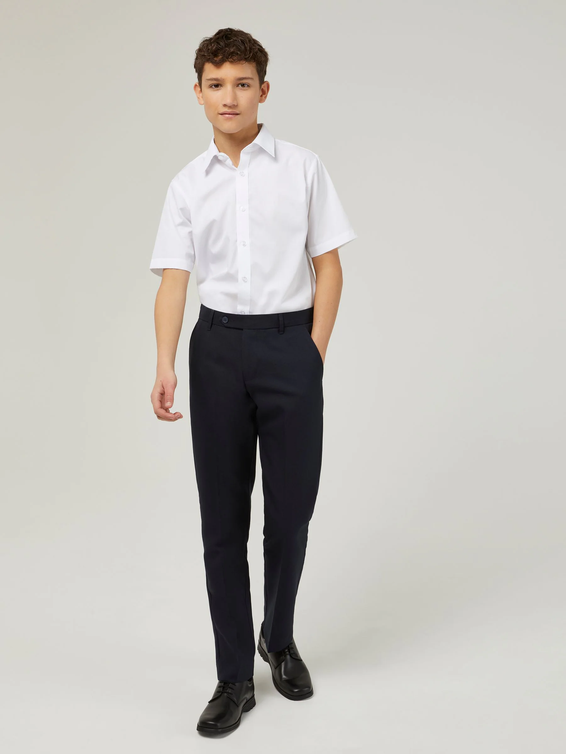 Trutex Senior Boys Slim Leg School Trousers