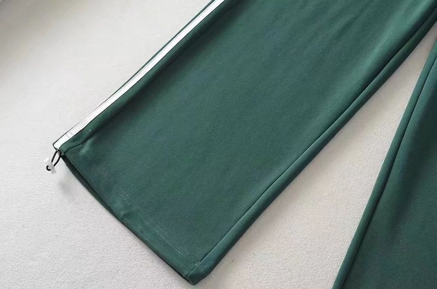 Florentine - Wijde joggingbroek met trekkoord en letters