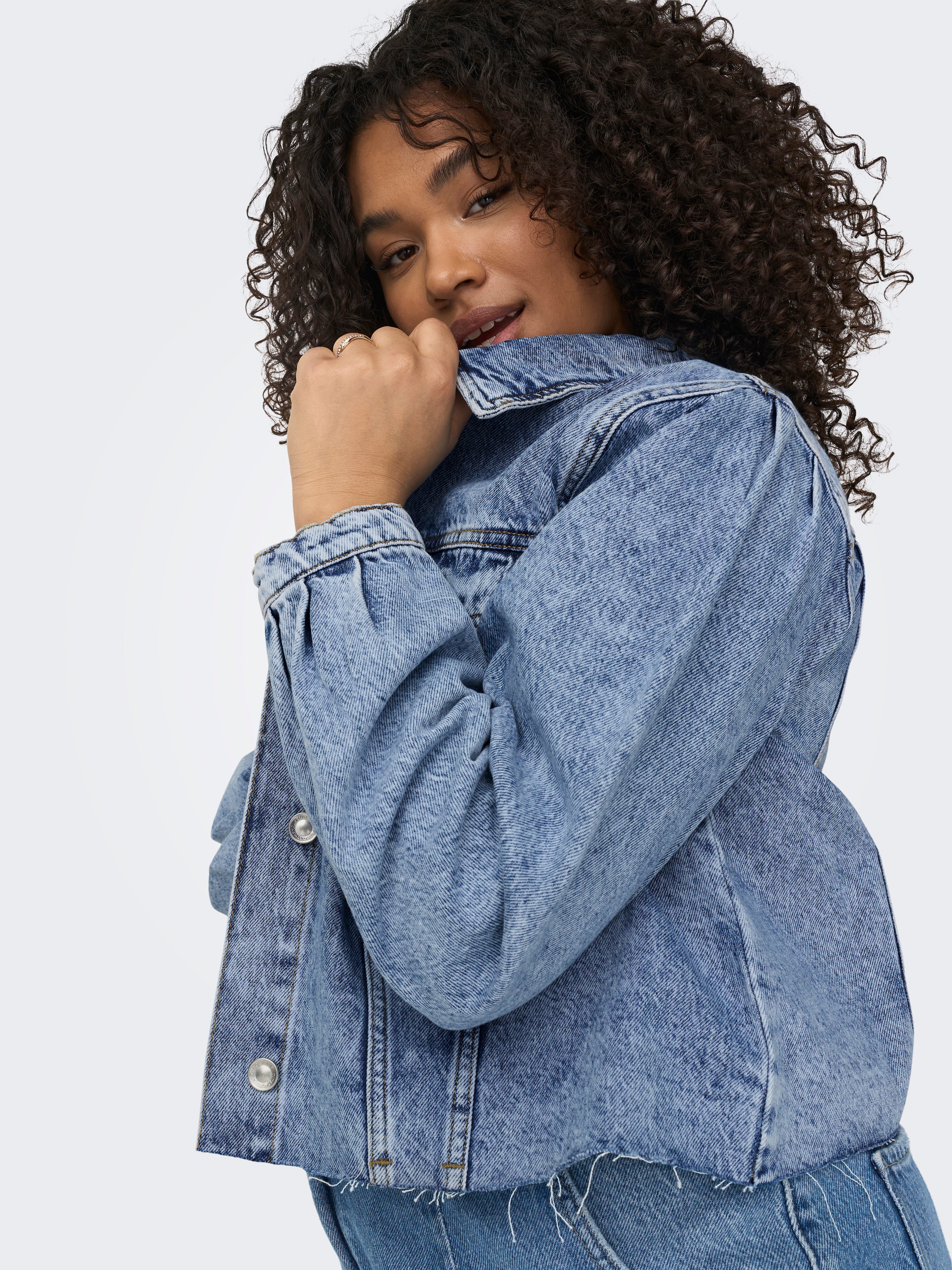 CARCAJSA Jeansjacke Light Medium Blue Denim
