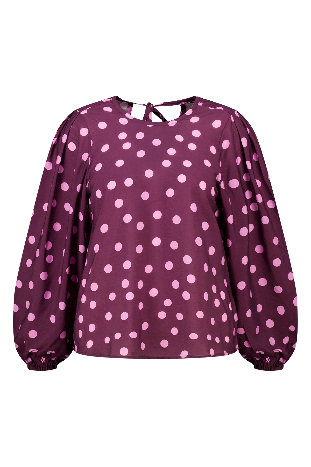 Polka dot blouse Multi Red