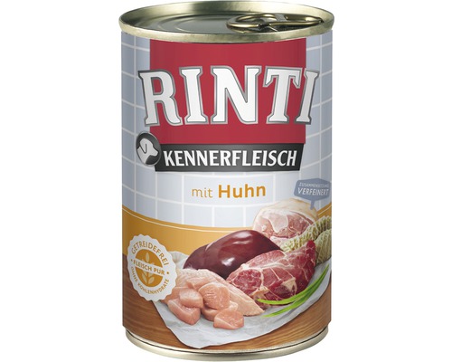 RINTI Kip Natvoer voor Honden 400g