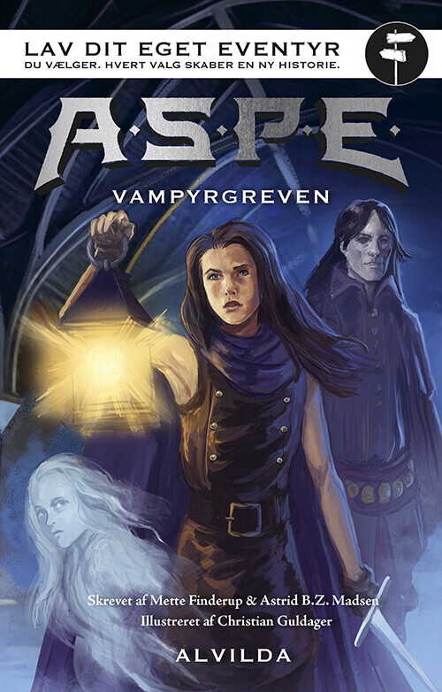A.S.P.E. - Lav Dit Eget Eventyr: Vampyrgreven - Mette Finderup - Bog