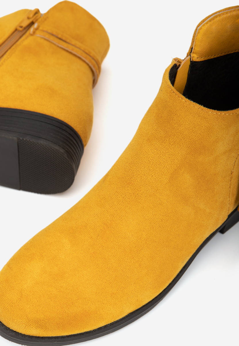 Boots femme jaunes Dezara