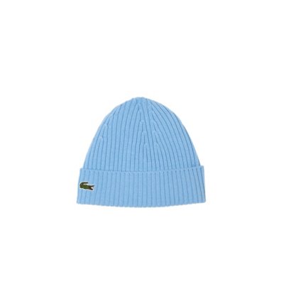 Bonnet homme en laine peignée côtelée LACOSTE