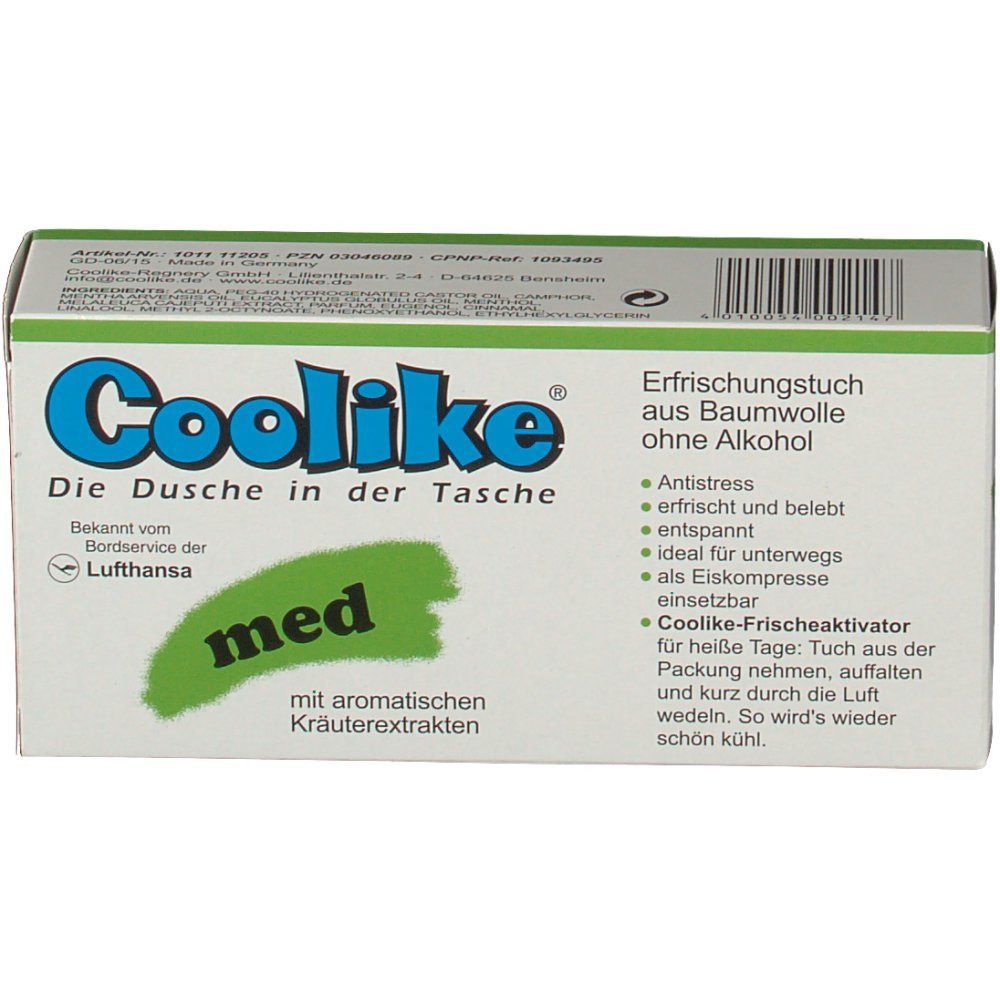 Coolike® med Erfrischungstücher