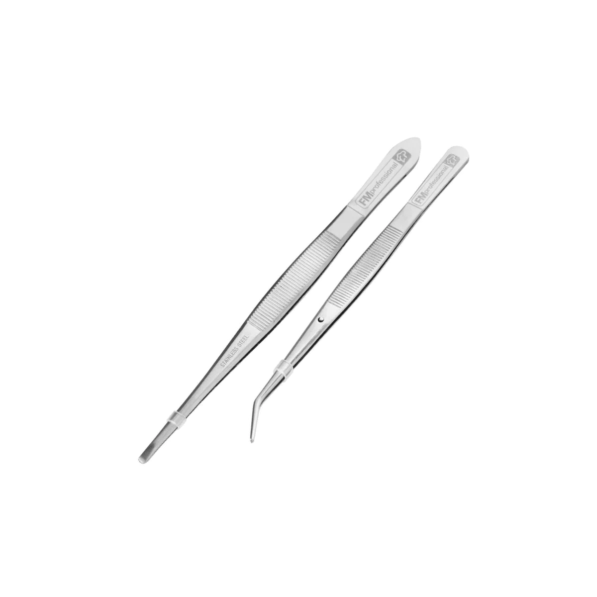 Lot de 2 pinces à dresser inox 18 et 15,5 cm l Pâtisserie FM Professio