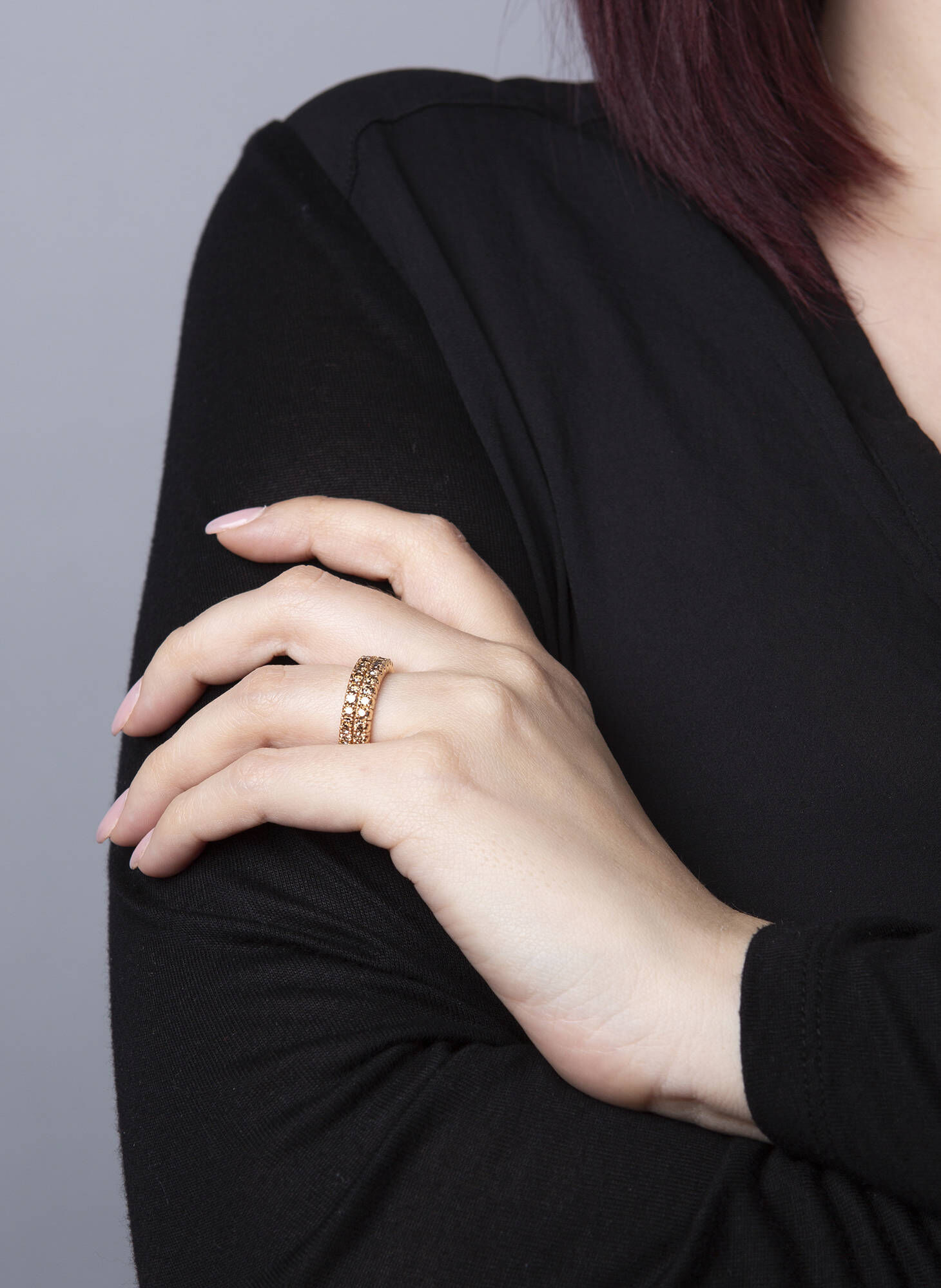 Diamond Group| Damen Diamantring Pavéfassung