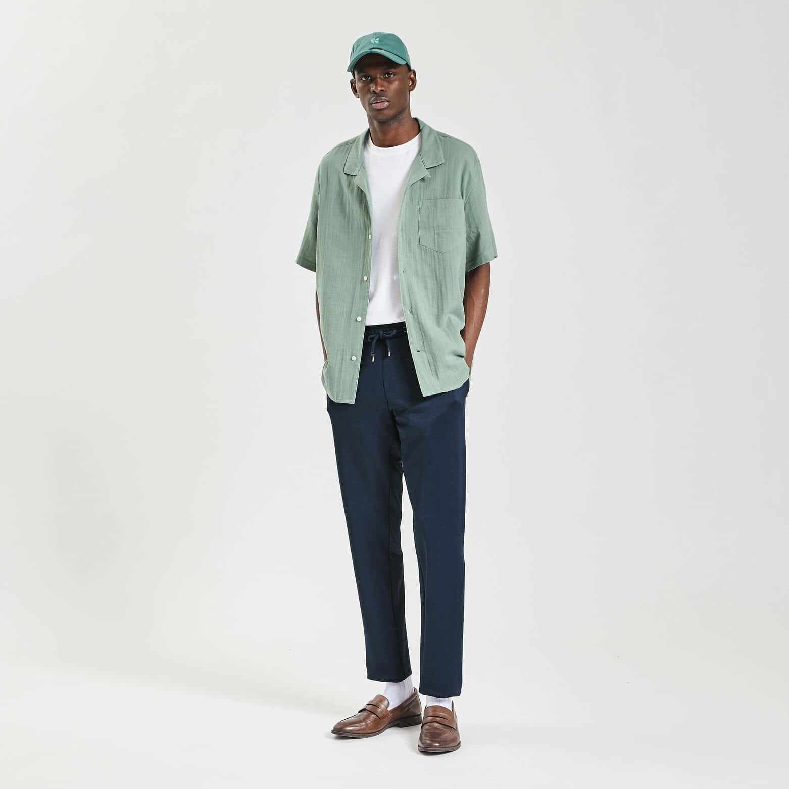 Pantalon de jogging en molleton Bleu foncé