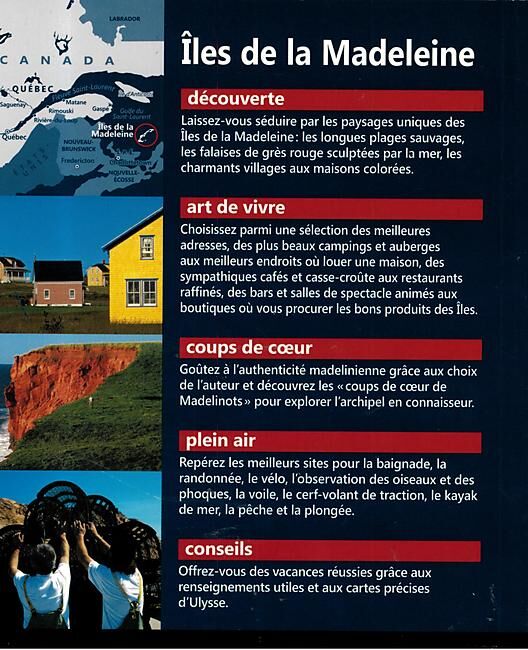 ULYSSE - ILES DE LA MADELEINE EDITION ULYSSE