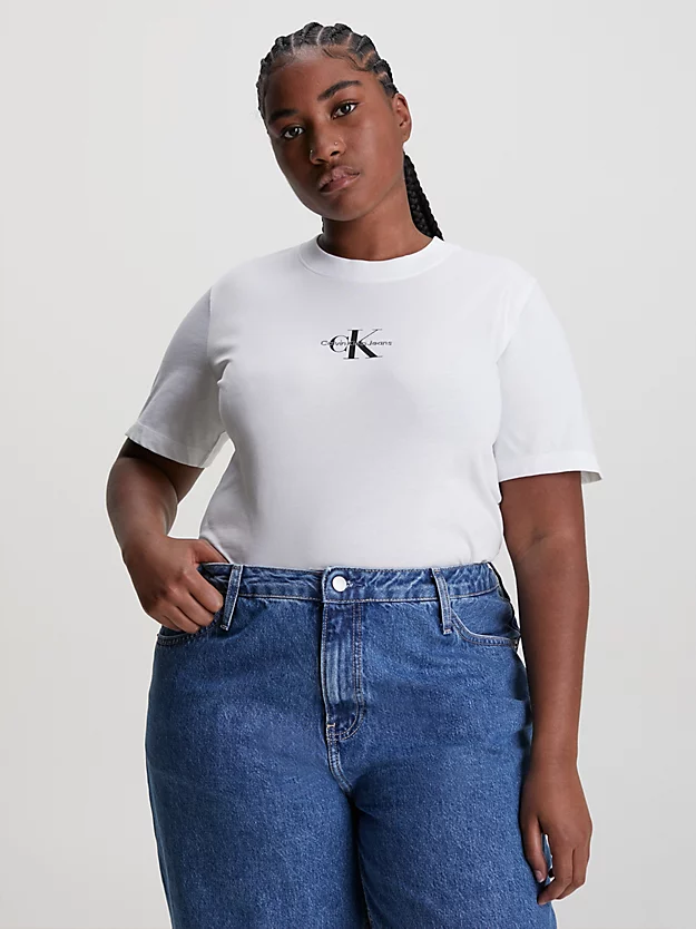 Camiseta Plus Size com monograma