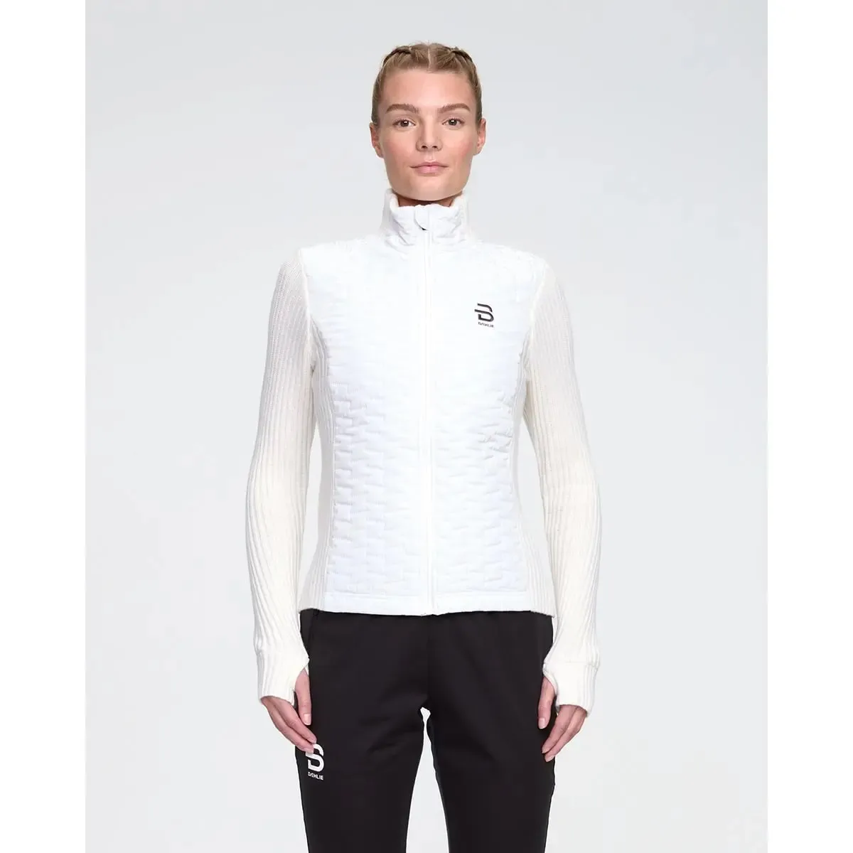 Dæhlie Full Zip Comfy Wmn Snow White