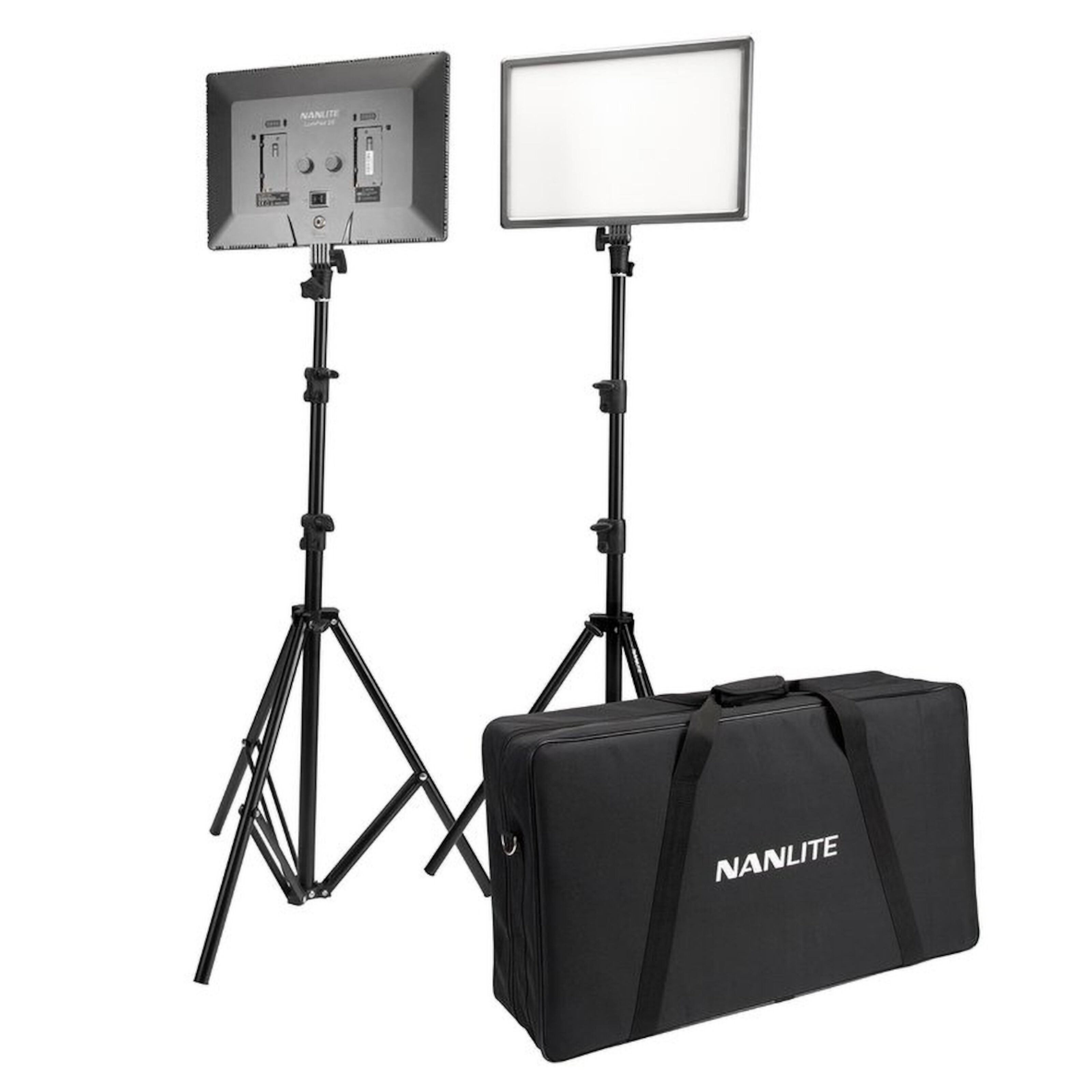 Nanlite LumiPad 25 LED-paneler med stativ 2-pk.