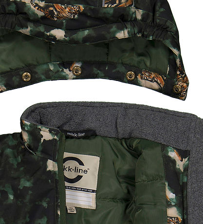 Mikk-Line Winterjacke - recycelt - Reisetasche m. Camo/Tiger