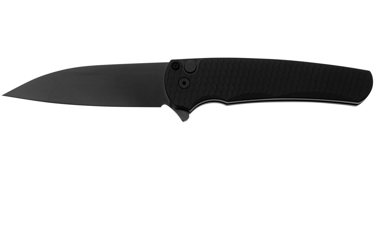 Pro-Tech Malibu 5336 Dragon Scale, Black DLC Magnacut Wharncliffe, zakmes
