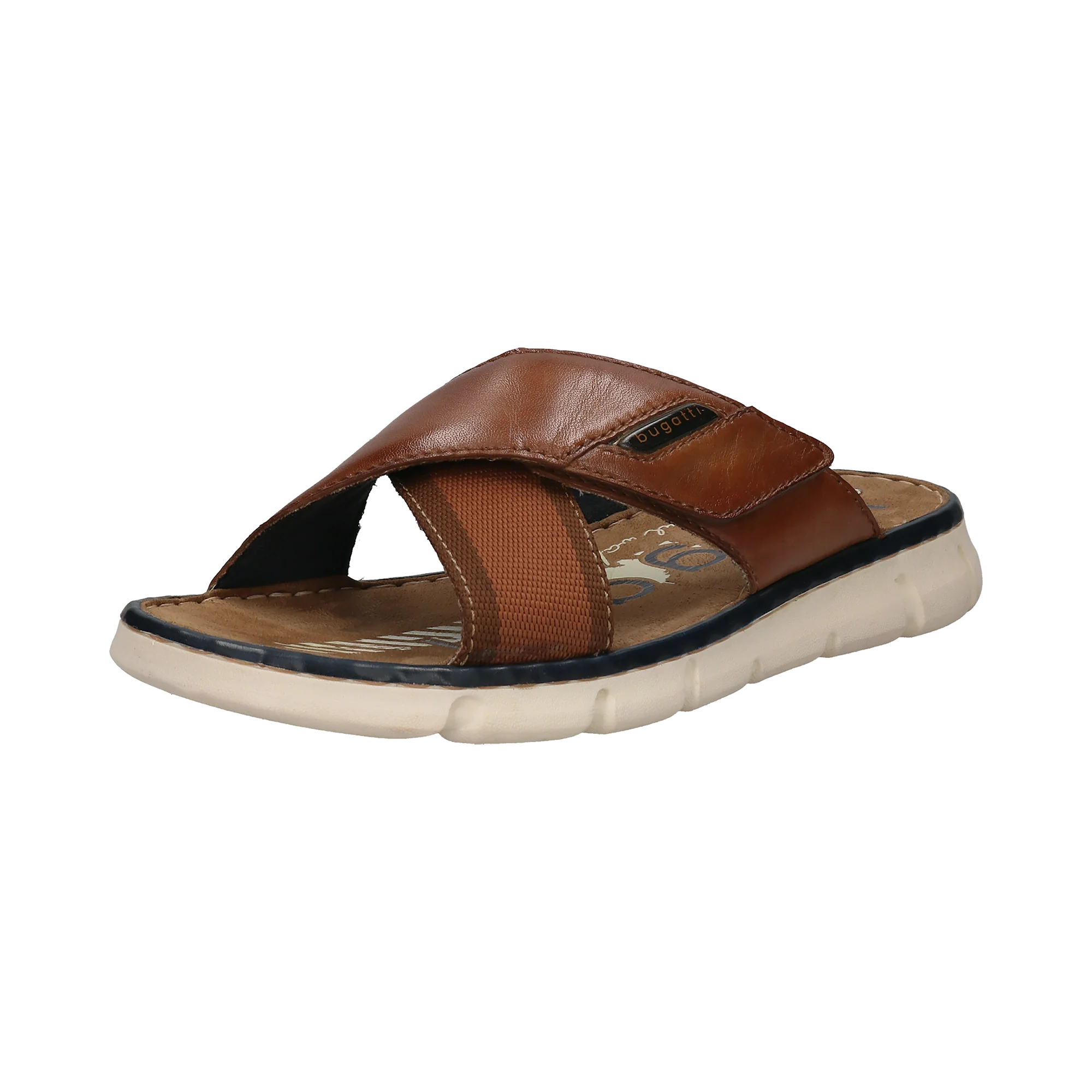 Pantoletten cognac