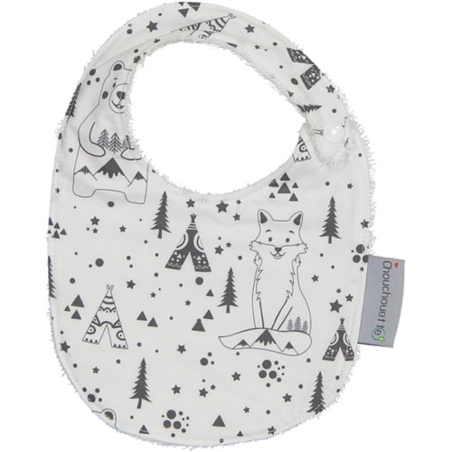 Bavoir pressions fox and bear