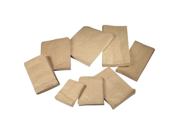Bagerpose 4kg brun 270x455mm 1000stk/pk 45g