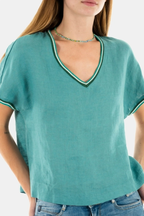tee shirt le boudoir d'edouard be1155 menthe