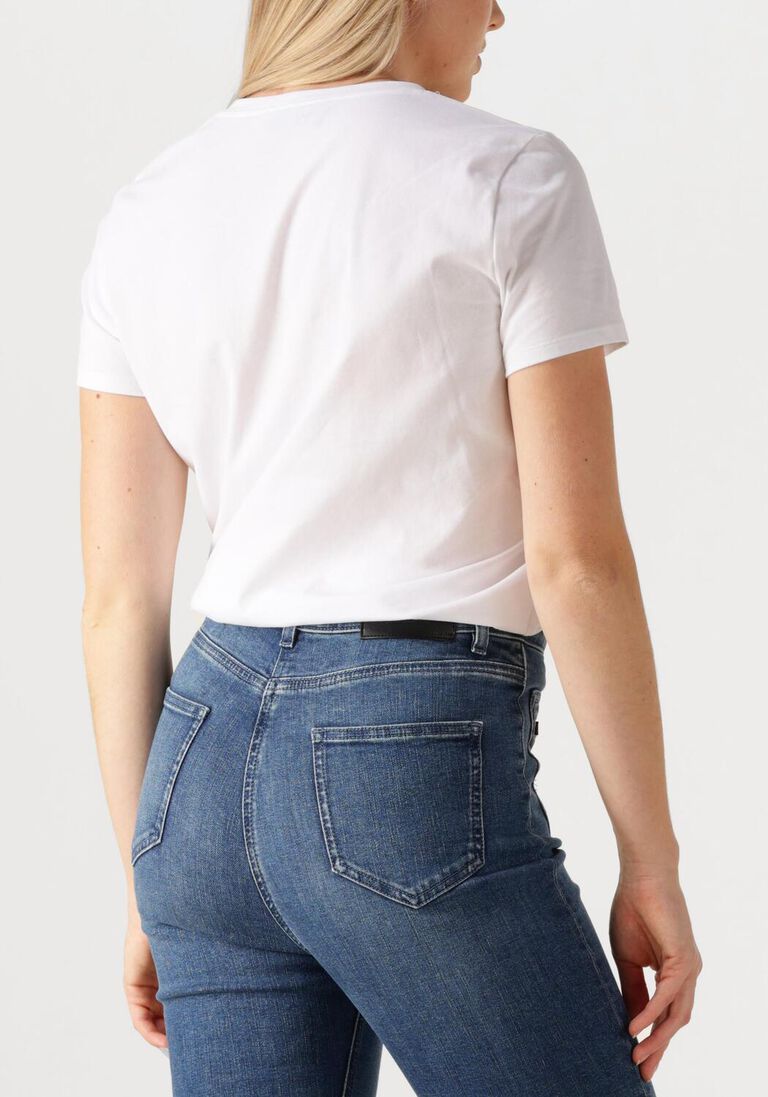 witte elisabetta franchi t-shirt t shirt
