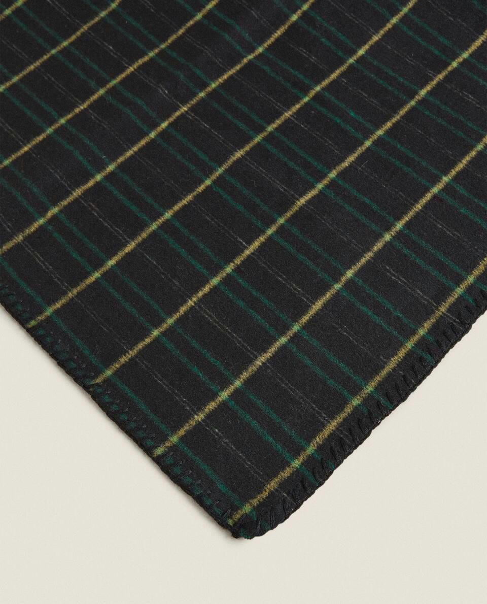 COBERTOR DE LÃ TARTAN