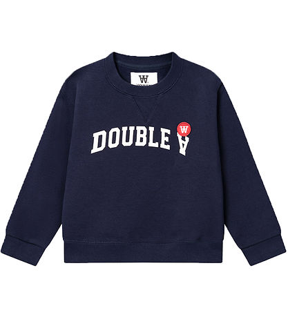 Wood Wood Sweatshirt - Rød - Navy