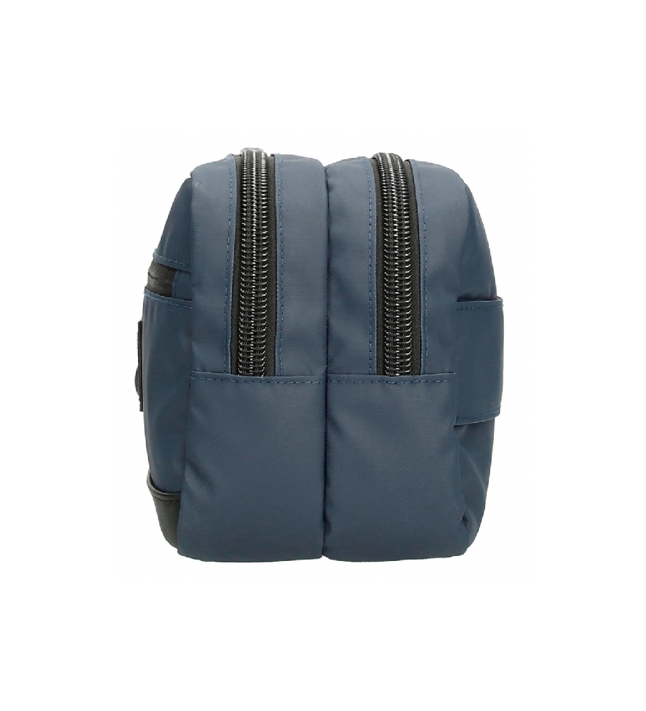 Nécessaire adaptável Pepe Jeans Hoxton com dois compartimentos, azul marinho