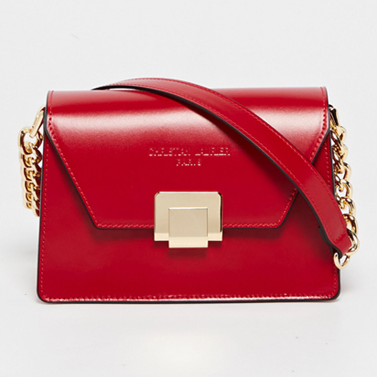 Christian Laurier Sac bandoulière en Cuir Ava rouge -  22x14x10 cm