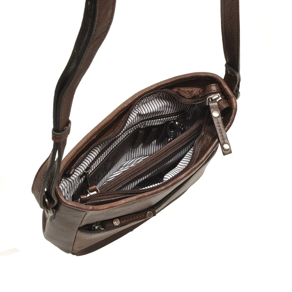 Berba | Lucca 335-044 | leren Crossbodytas
