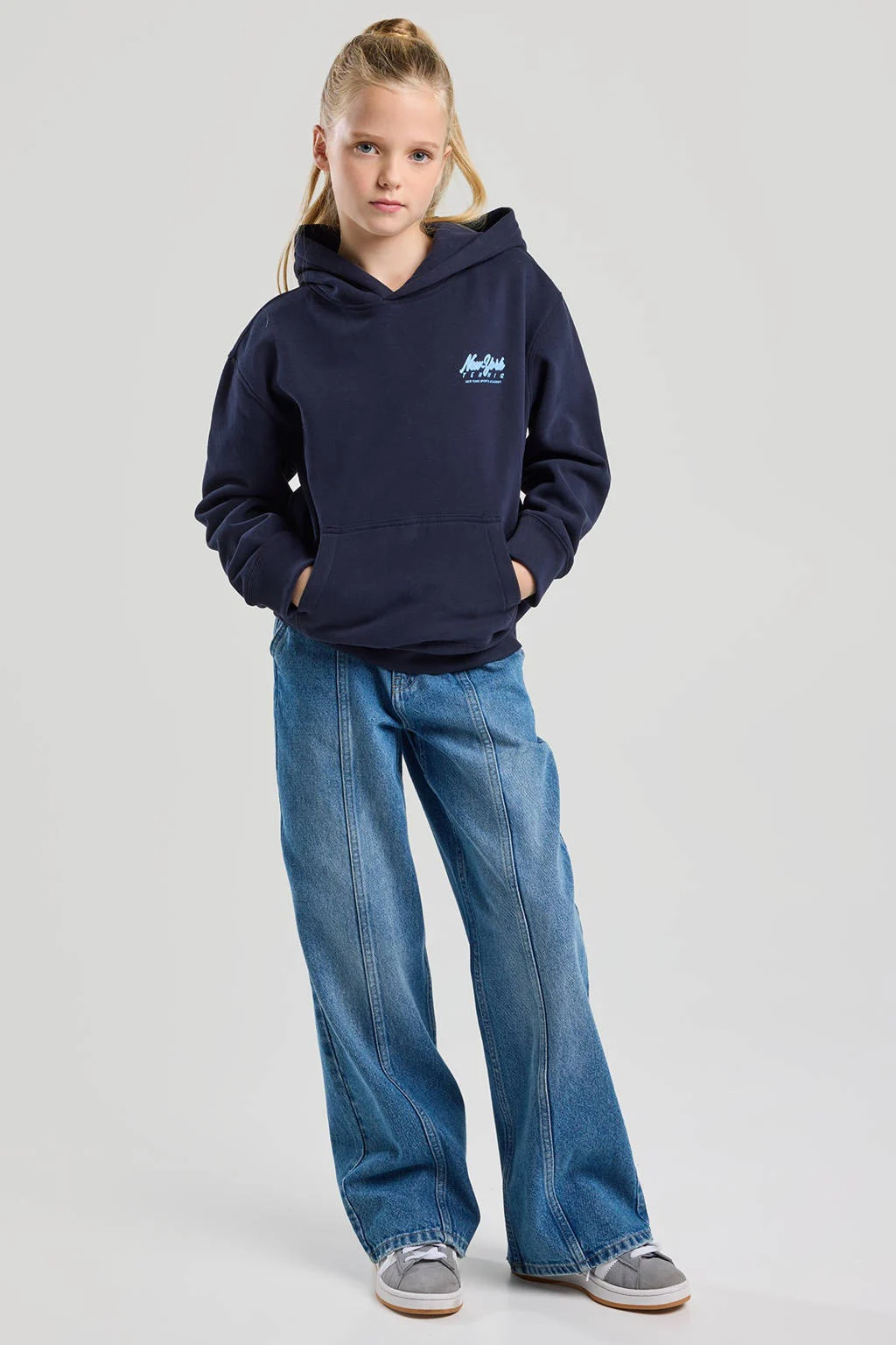 America Today hoodie blauw