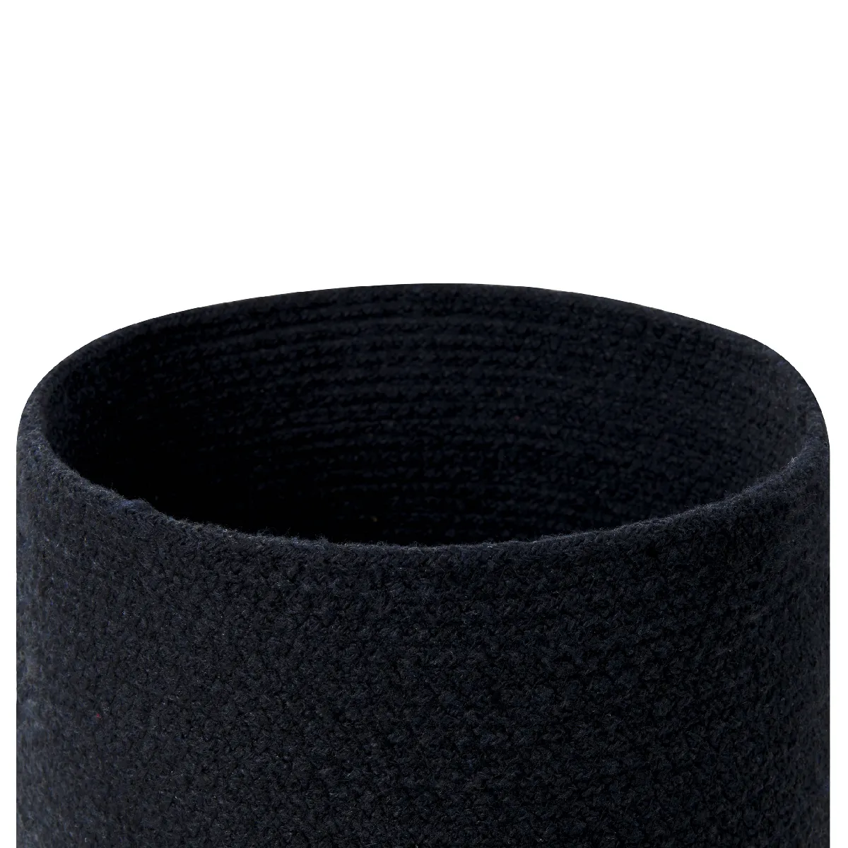 Beliani Lot de 3 paniers BASIMA - Noir et Beige