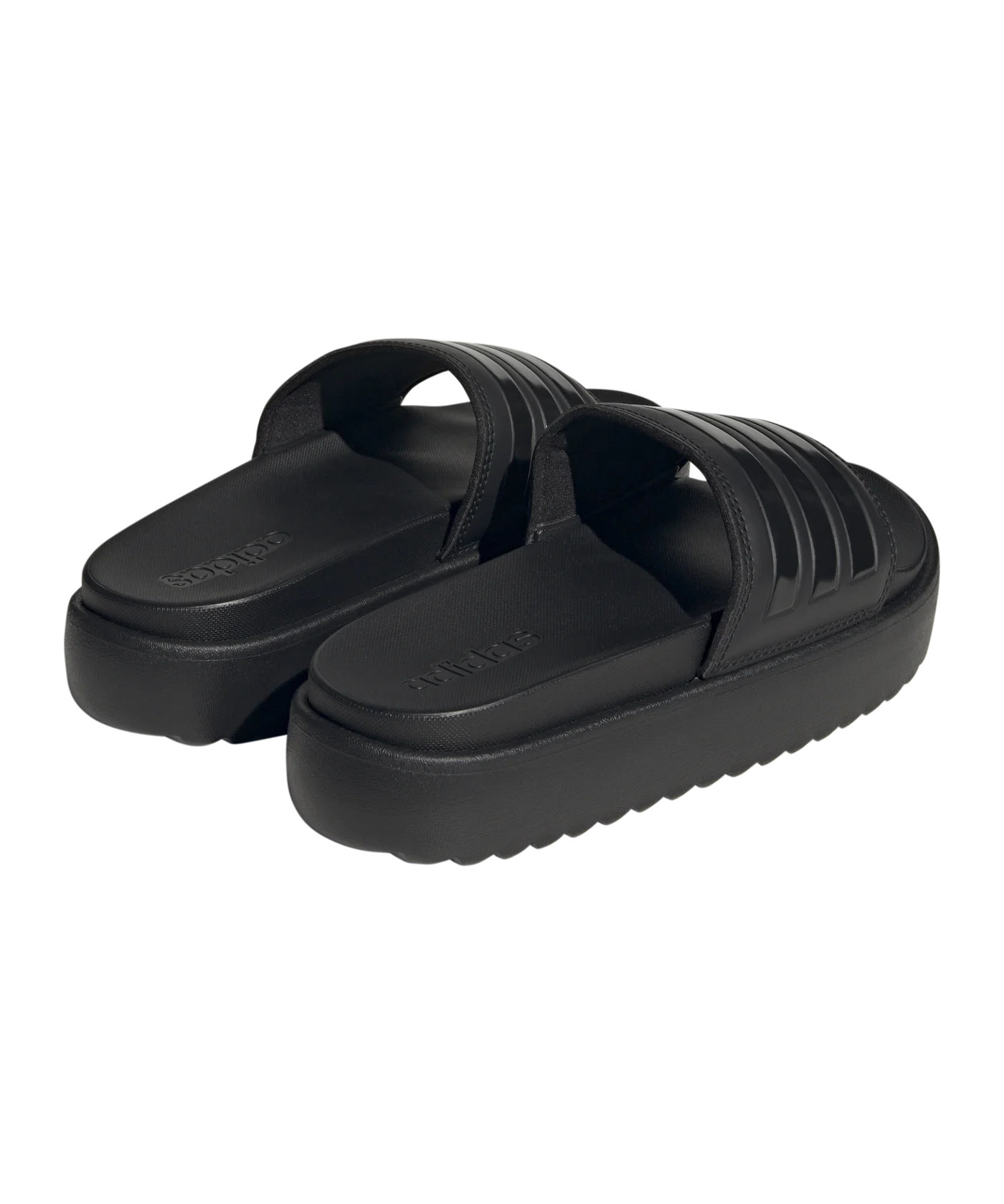 adidas Adilette Platform Slides Black