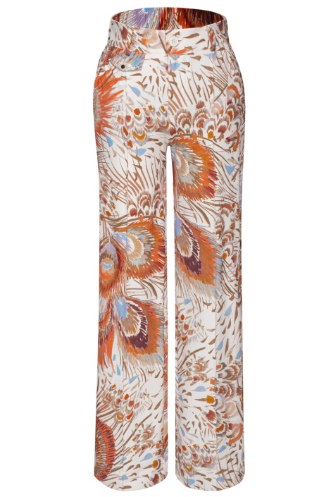 Kimara multi color dames broek