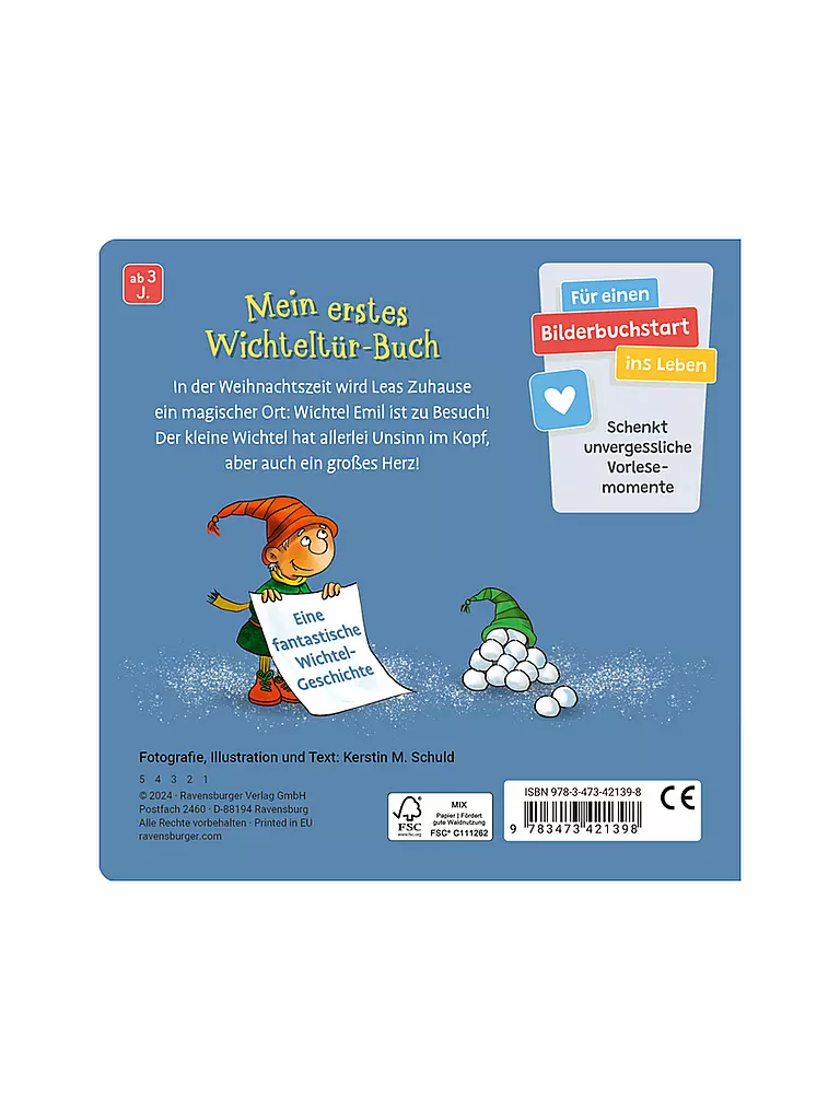 RAVENSBURGER Buch - Ein Wichtel wohnt bei uns   keine Farbe