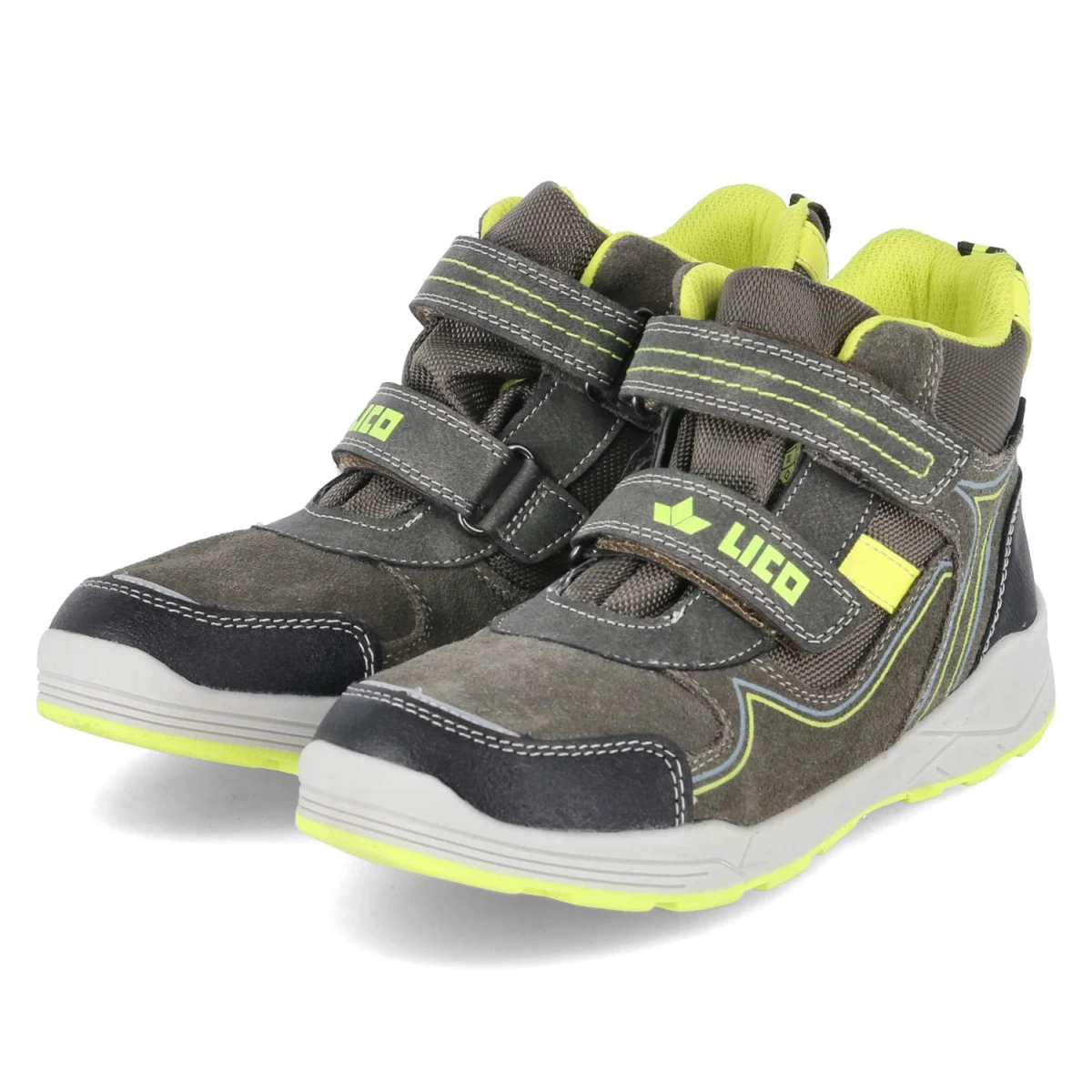 LicoKlettboots TARIK V - oliv/lemon