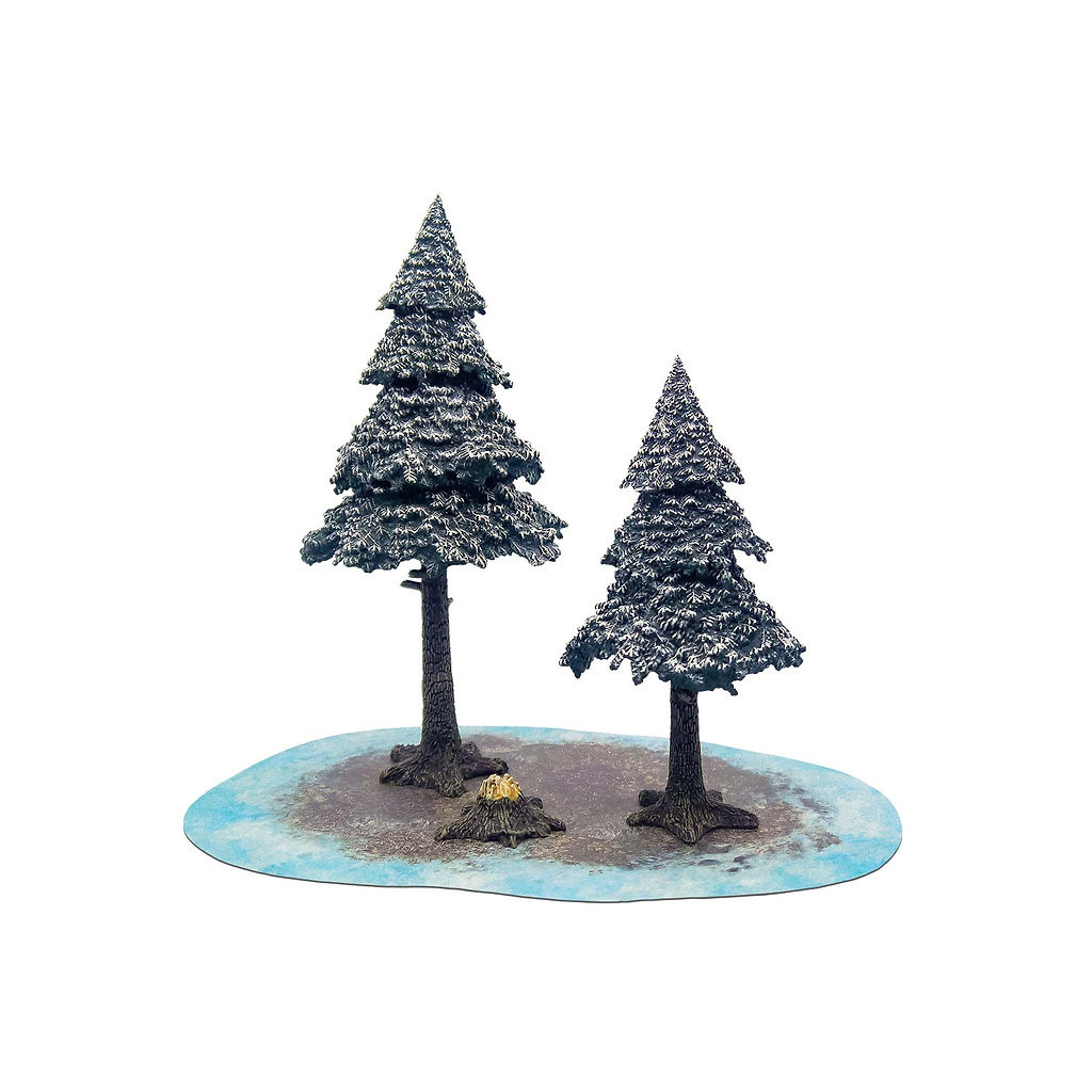 Monster Scenery - Snowy Pines