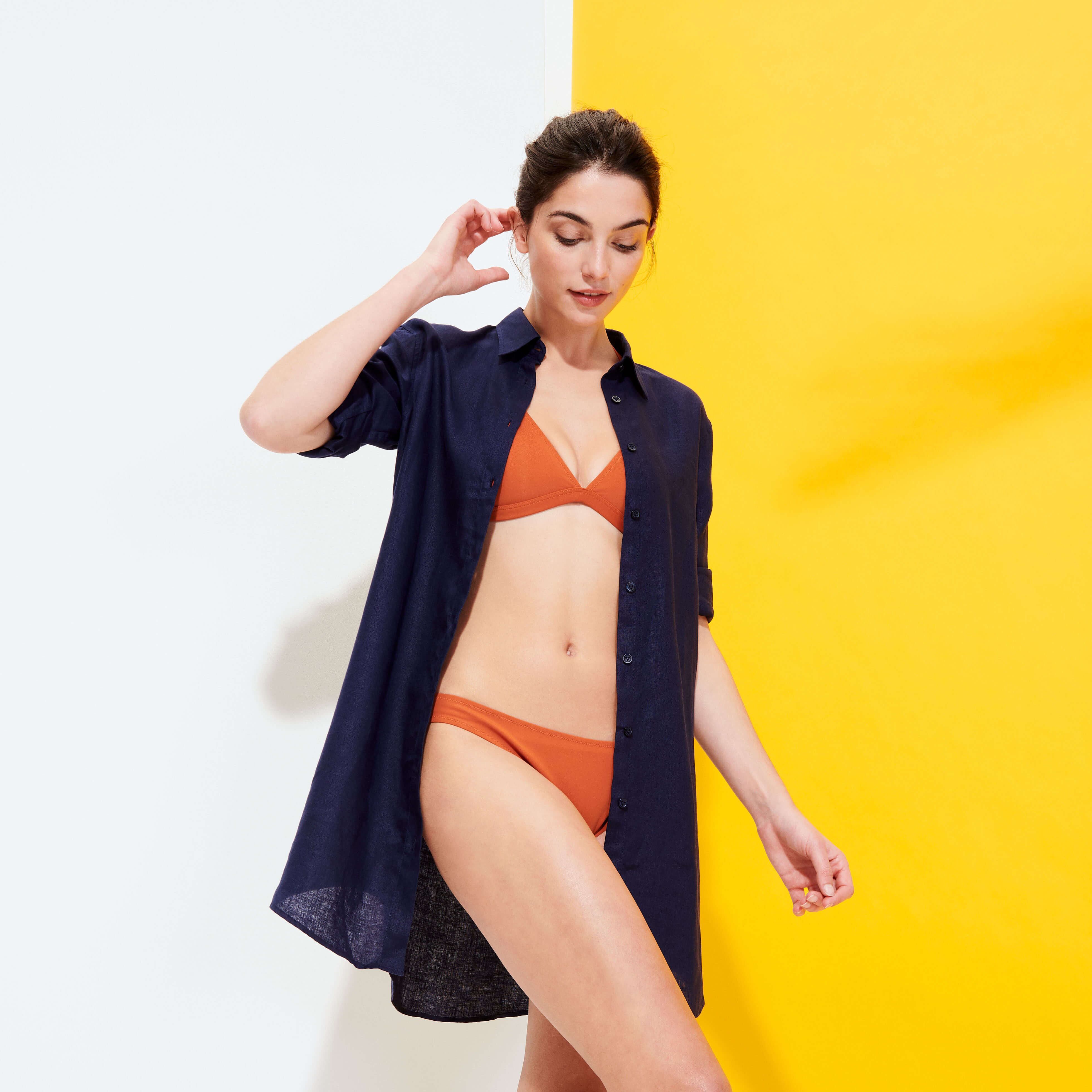 Turtle Dance Jacquard Look Women Swimwear