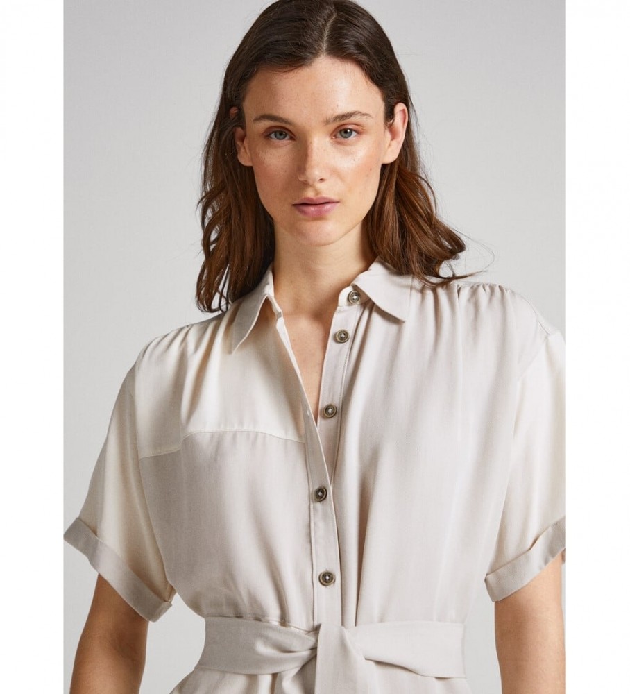 Vestido Fibie bege da Pepe Jeans