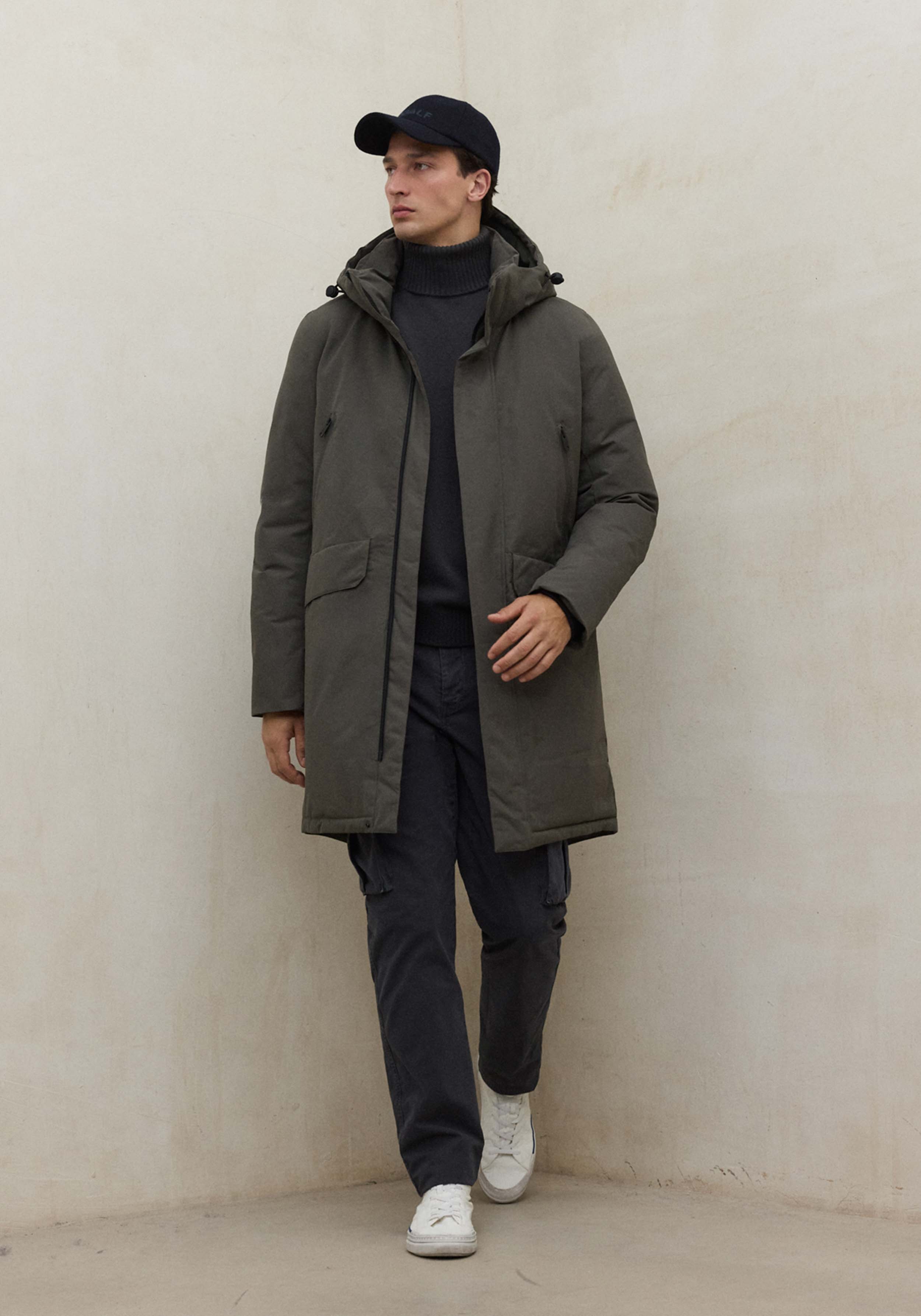 Ecoalf Herrenmantel Iceberg Jacket Asteroid