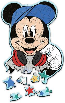Trefl Wood Craft Junior Disney Mikke & Vennene Hans Puslespill 50 Brikker