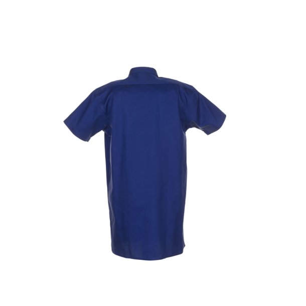 0418 Twill skjorte kortærmet, Mørkeblå