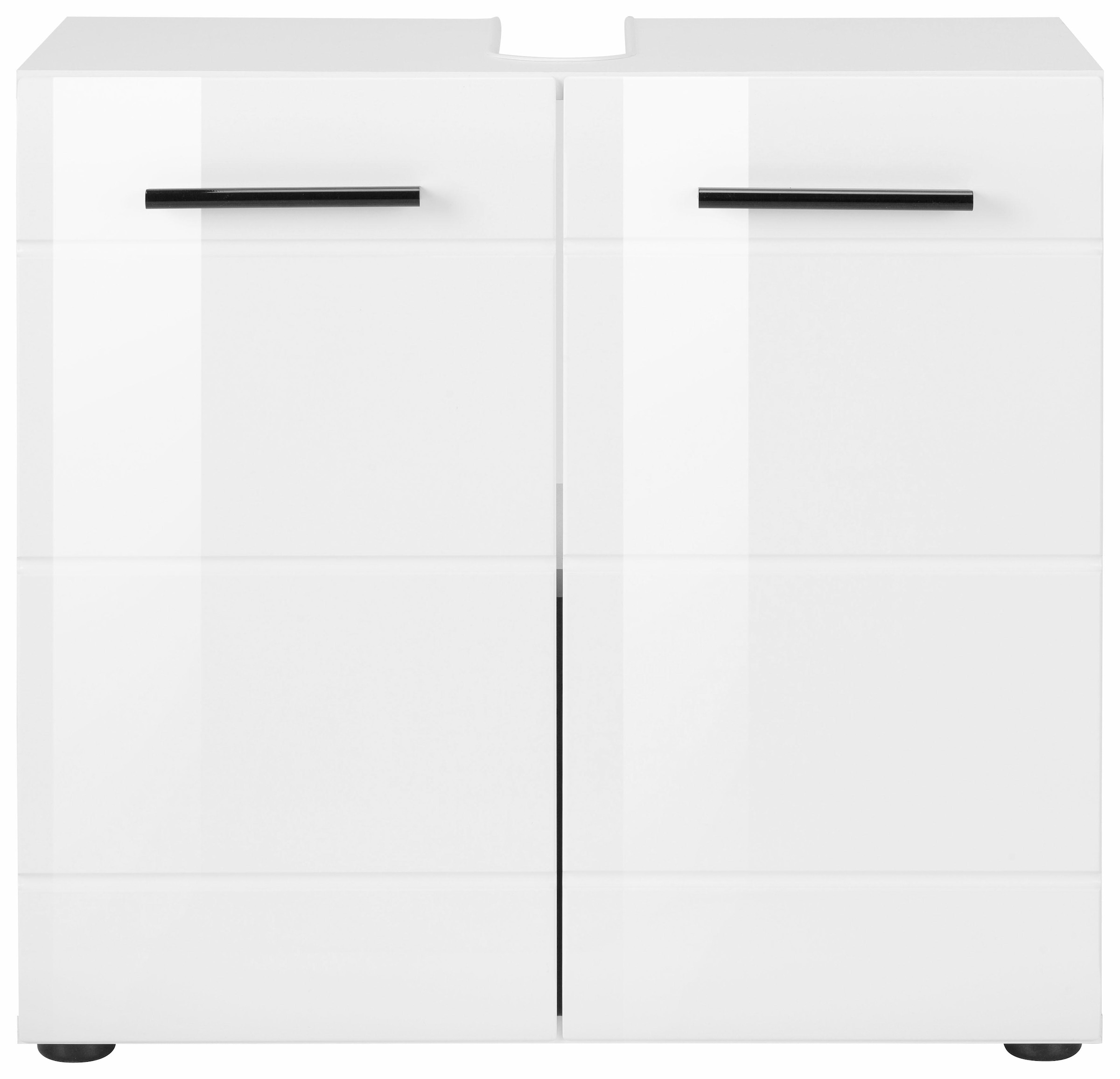 welltime Waschbeckenunterschrank »Sovana« Waschtisch mit verstellbarem Fach - Masse (B/T/H) 60/31/56 cm