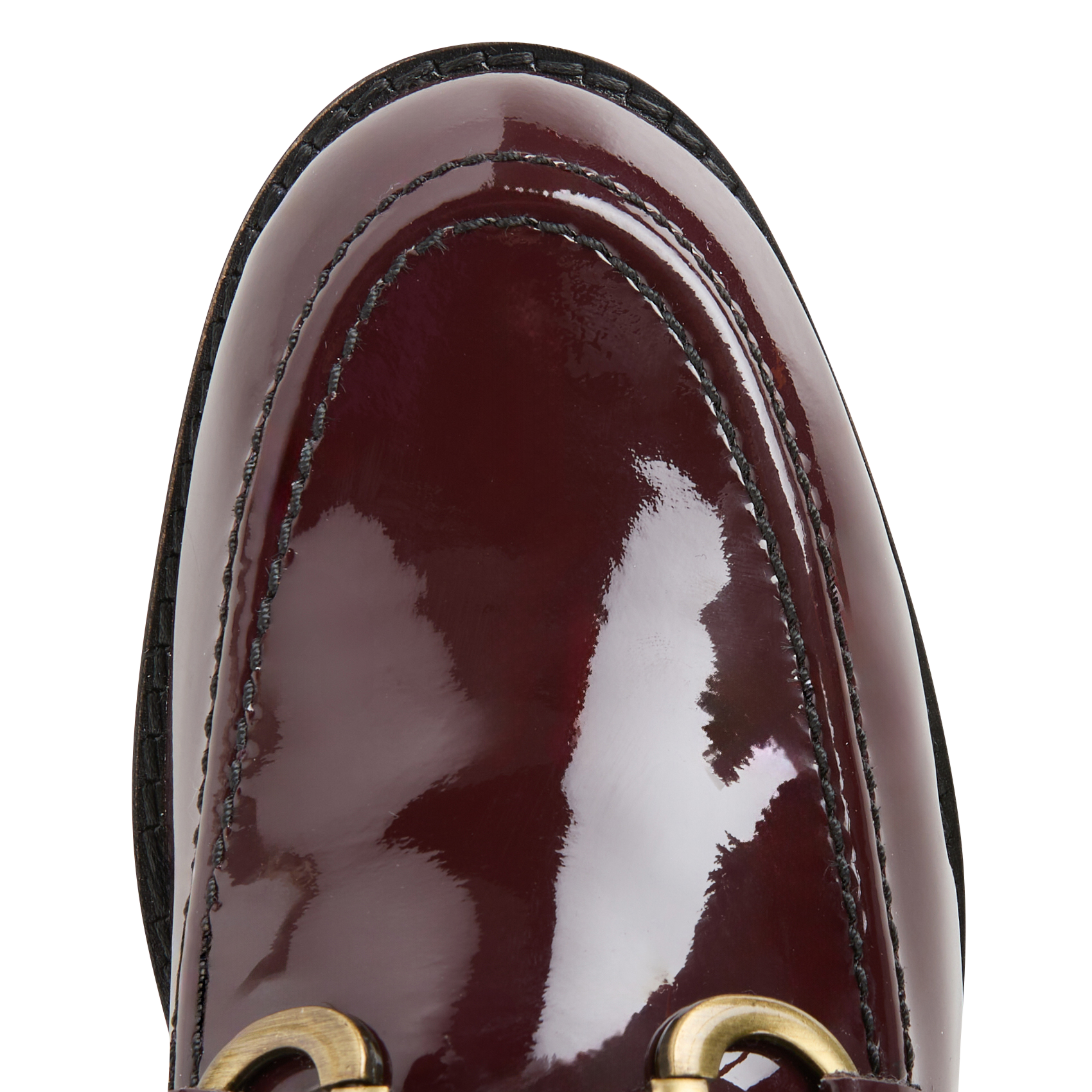 GESSO - Mocassins en cuir vernis | Violet