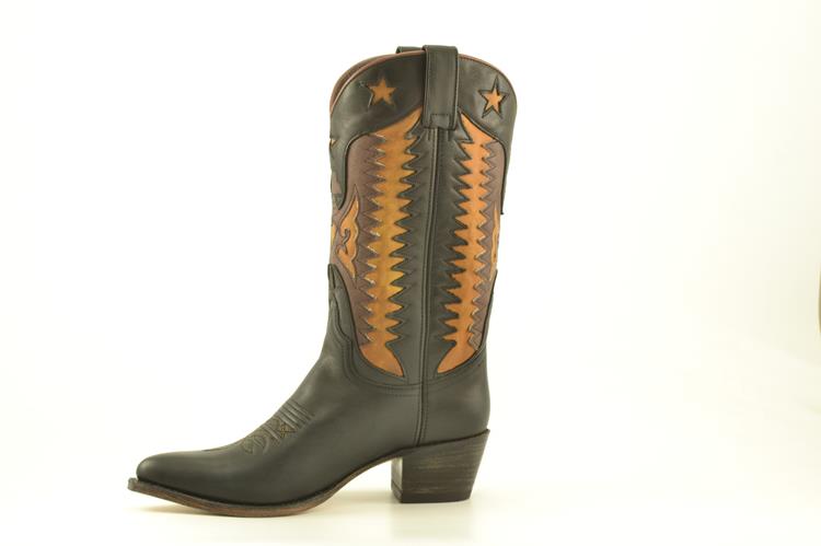 Sendra 14144 ZWART MET COMBINATIE