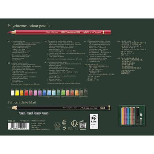 FABER-CASTELL POLYCHROMOS & PITT Graphite Matt-Sets
