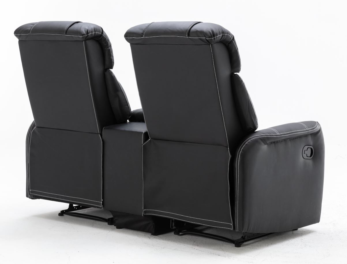 Happy Home Home-Cinema 2-Sitzer HSS09-SCH - Schwarz