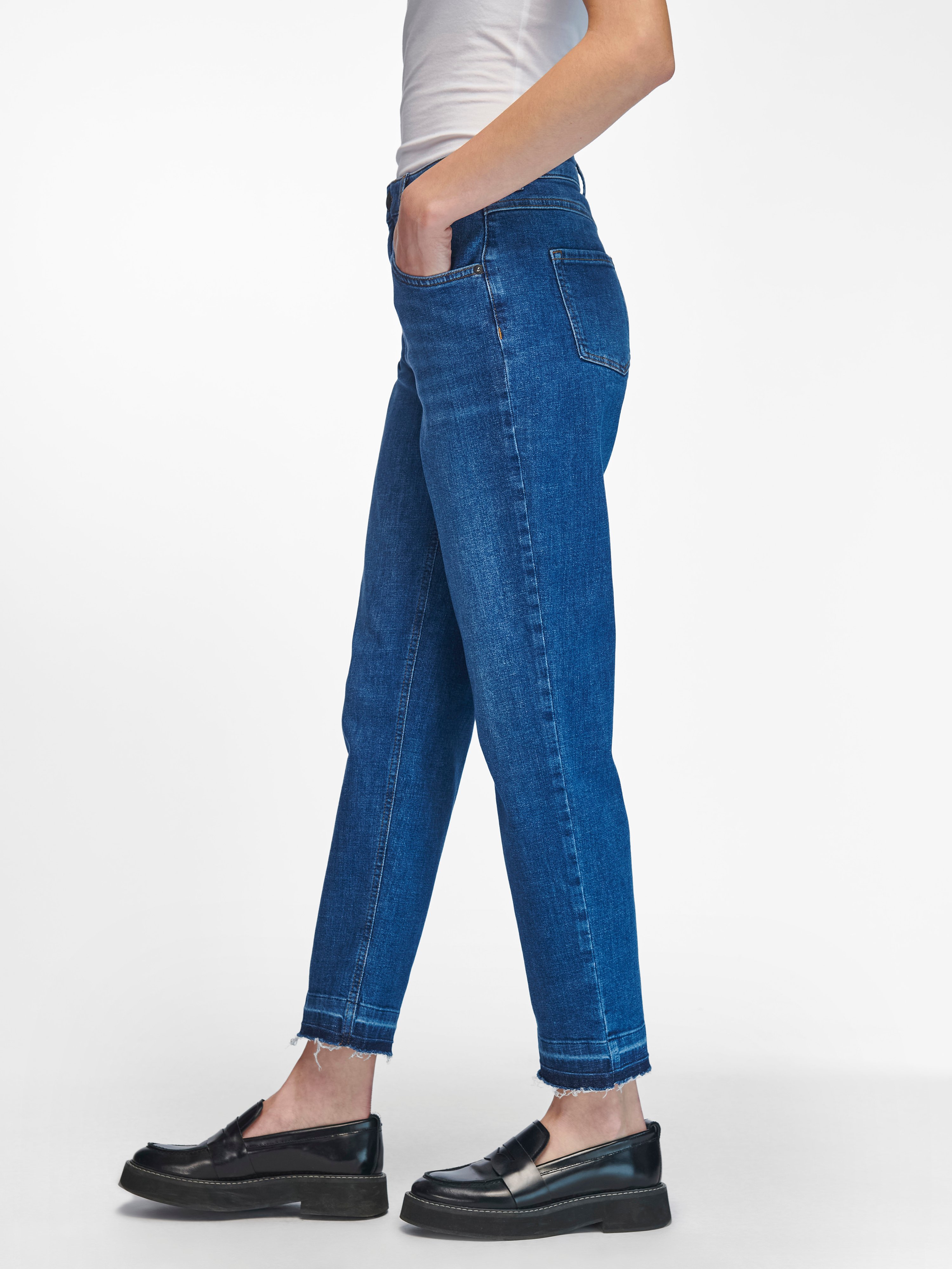 Knöchellange 5-Pocket-Jeans